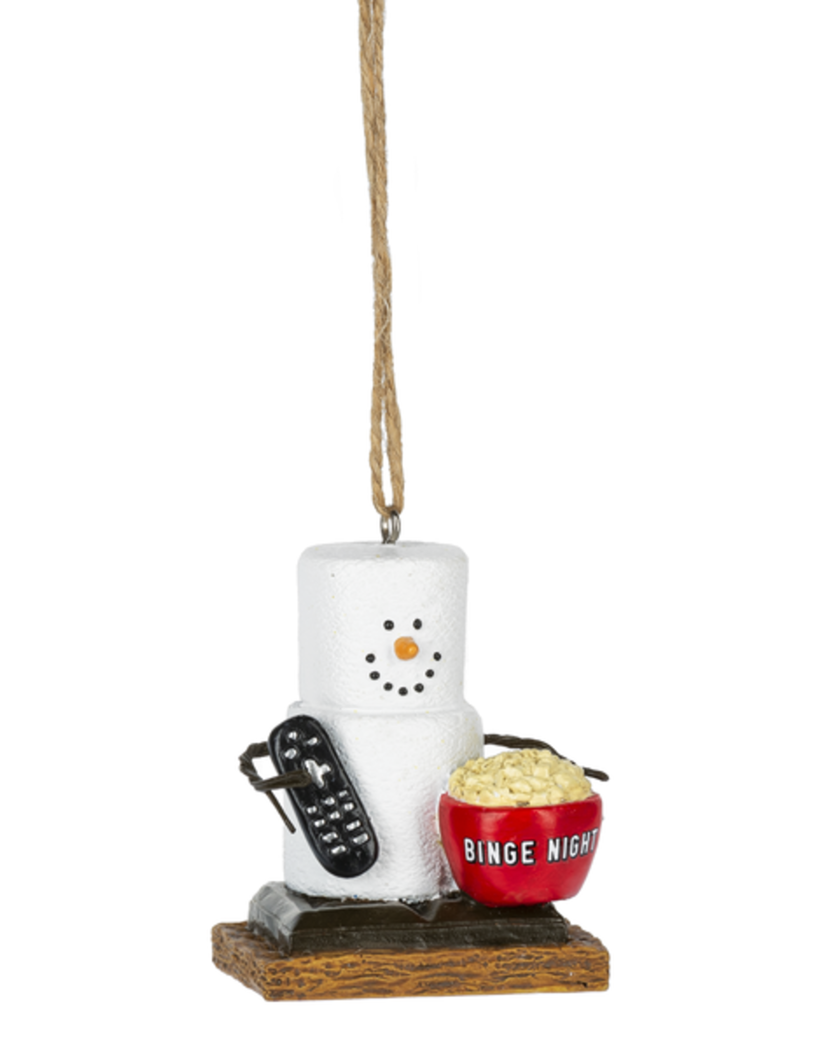 Ganz S'mores Binge TV Watching Ornament