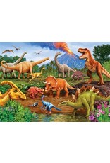 Cobble Hill Triceratops & Friends Tray Puzzle