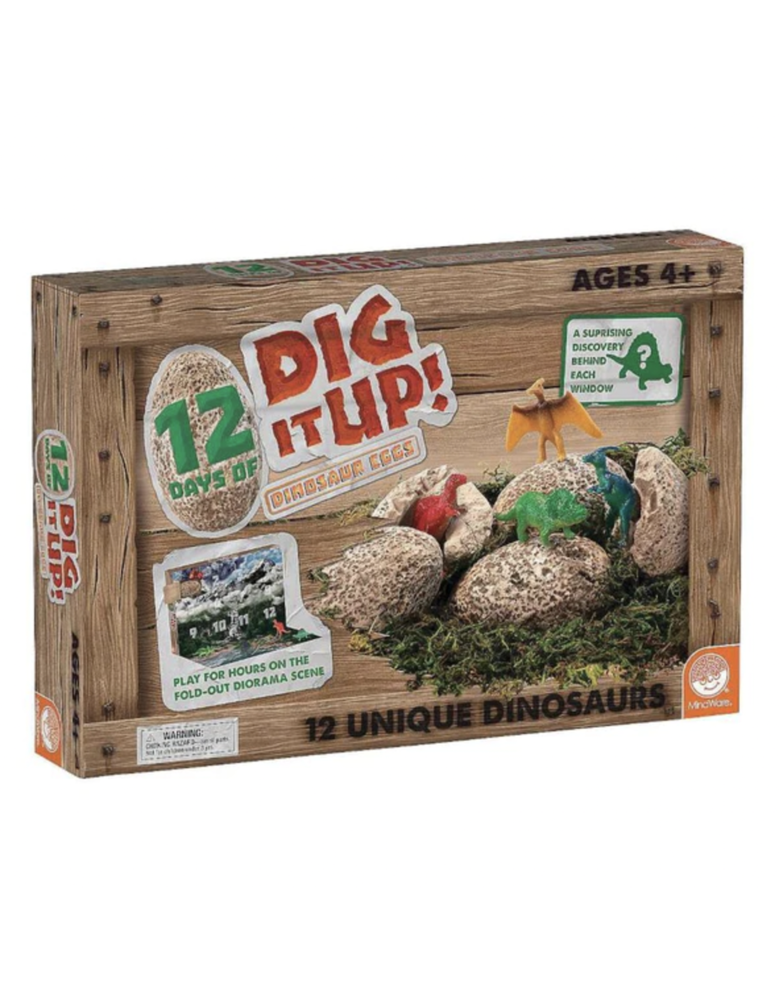 Mindware Dig It Up! 12 Days of Dig It Up: Dinosaur Eggs