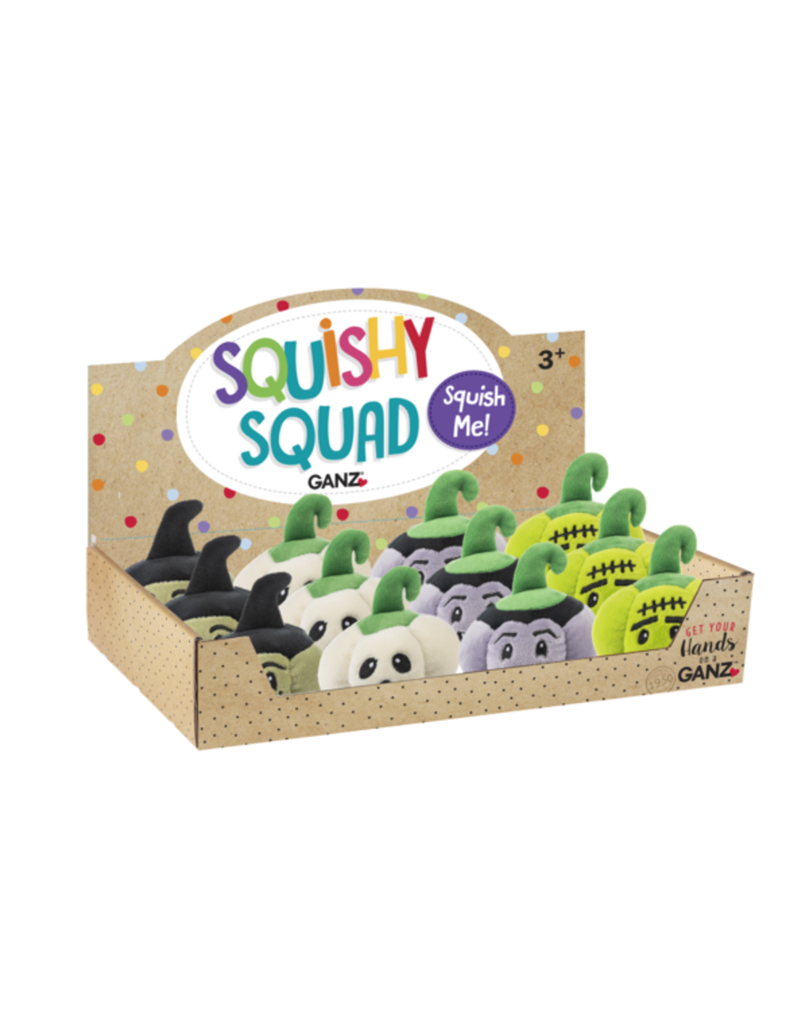 Ganz 3.5" Squishy Squad Pumpkins