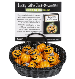 Ganz Lucky Little Jack-O-Lantern Glow in the Dark Charm