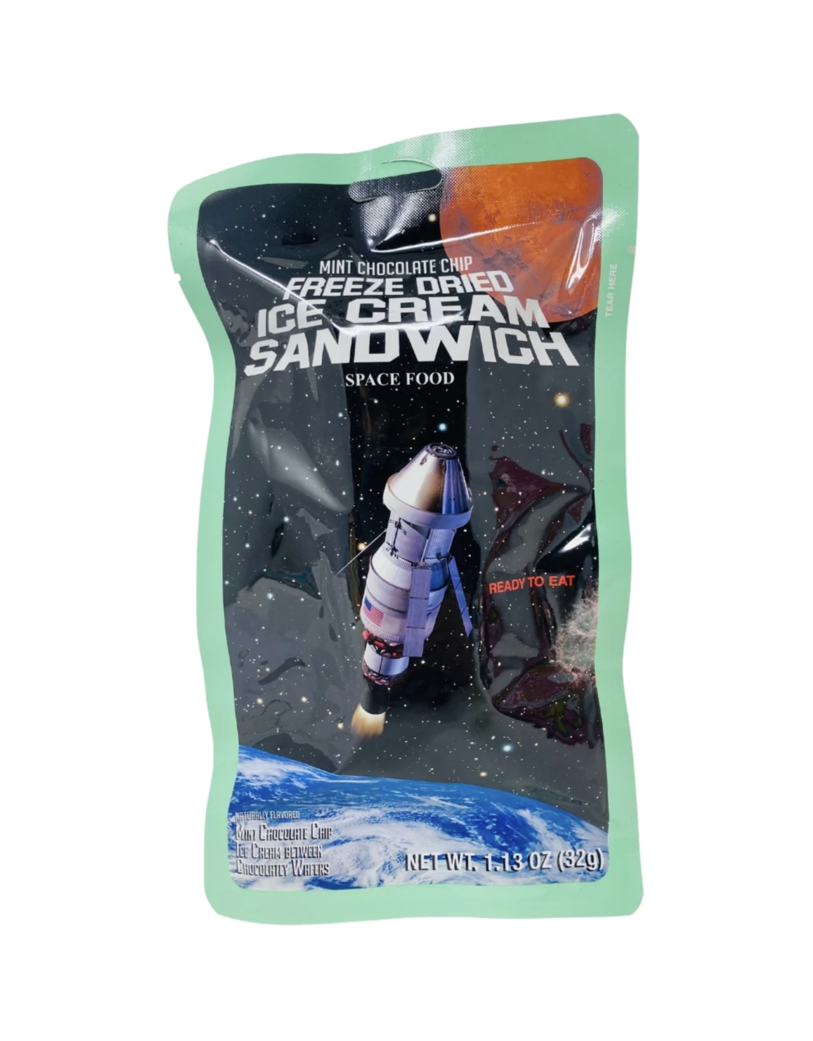 Astronaut Freeze Dried Ice Cream Sandwich Mint Chocolate Chip Tumbleweed Toys