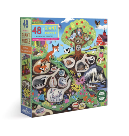 eeBoo Within the Country 48pc Giant Puzzle