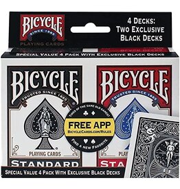Bicycle Bicycle Playing Cards 4 Pack