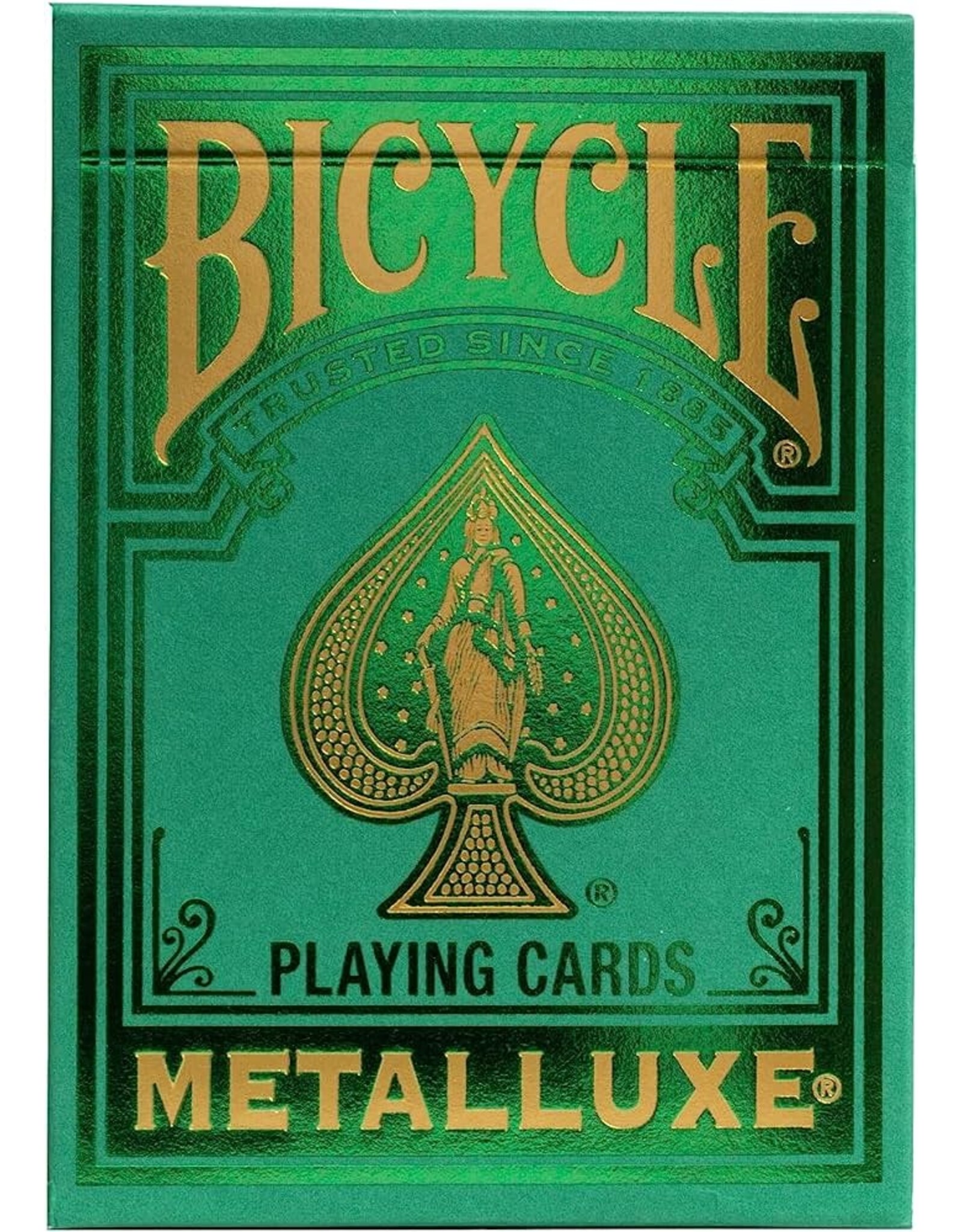Bicycle Bicycle Deck: Metalluxe Holiday Green