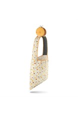 TeeTurtle Tote Bag with Plushie: (Yellow Bees & Honeycomb + Yellow Bee)