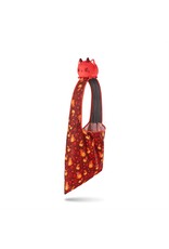 TeeTurtle Tote Bag with Plushie: (Red Devil Cats + Red Devil Cat)