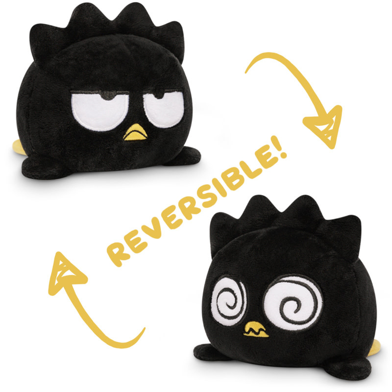 TeeTurtle Reversible: Sanrio Badtz-Maru Plushie (Dizzy + Angry