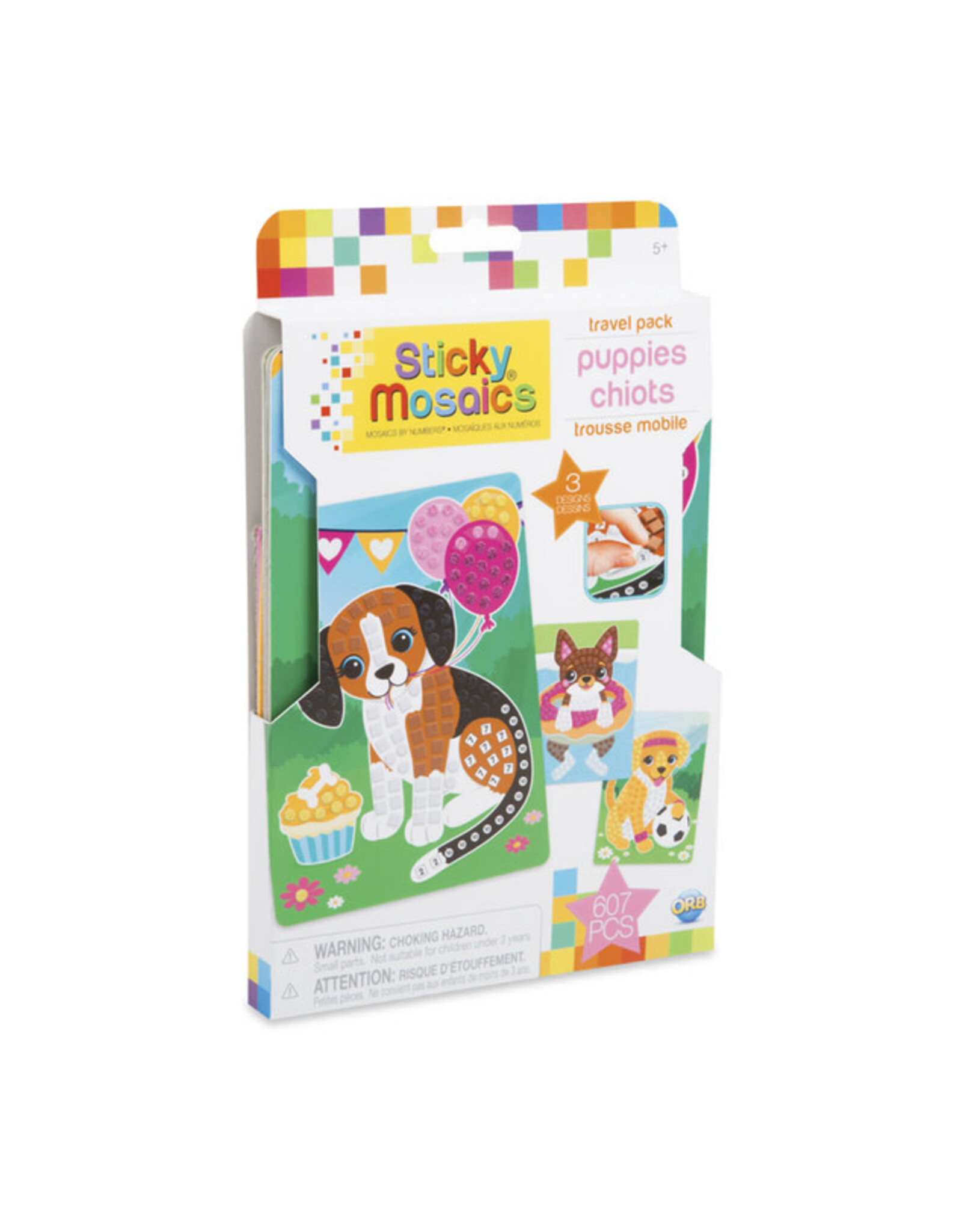 Orb Sticky Mosaics Travel Pack Puppies