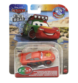 Mattel Disney Cars: On The Road Color Changers - Cryptid Buster Lightning McQueen