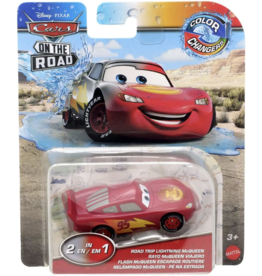 Mattel Disney Cars: On The Road Color Changers - Road Trip Lightning McQueen
