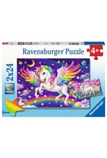 Ravensburger Unicorn and Pegasus 2x24pc