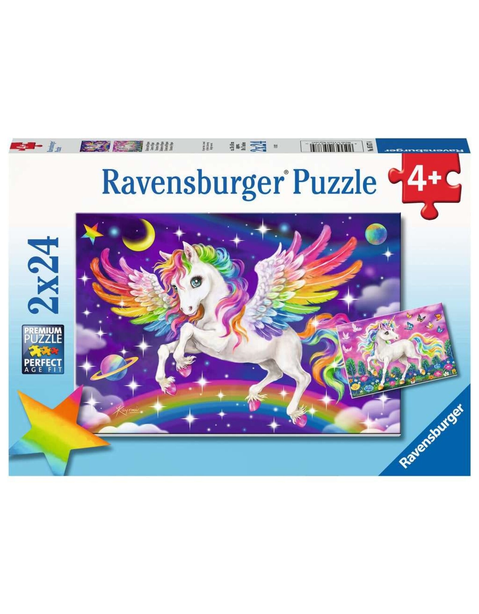 Ravensburger Unicorn and Pegasus 2x24pc