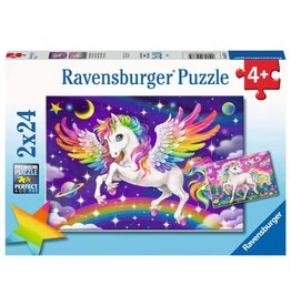 Ravensburger Unicorn and Pegasus 2x24pc