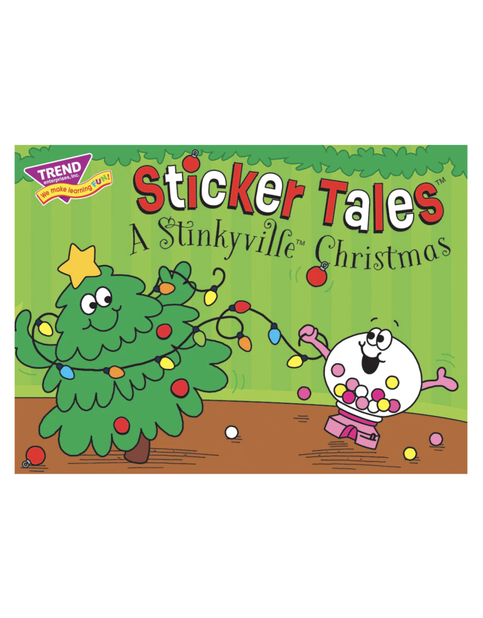 Trend Enterprise Sticker Tales: A Stinkyville Christmas Sticker Storybook Album