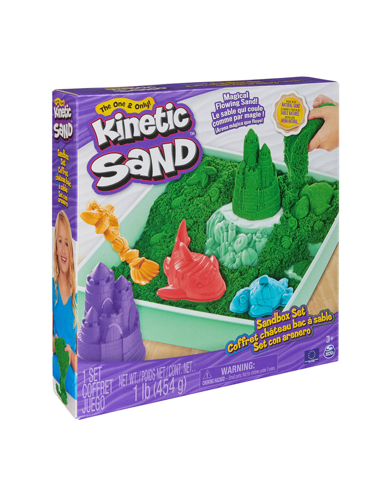 Spin Master Kinetic Sand - Sandbox Set Assorted