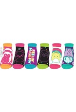 Bioworld Squishmallows - Feelin' Mellow Reduced Color Characters Ladies Socks