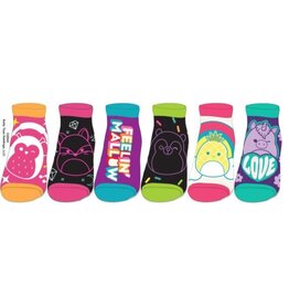 Bioworld Squishmallows - Feelin' Mellow Reduced Color Characters Ladies Socks