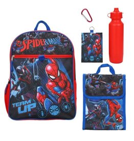 Bioworld Spiderman - Across the Spider-Verse 16in Backpack 5pc Set