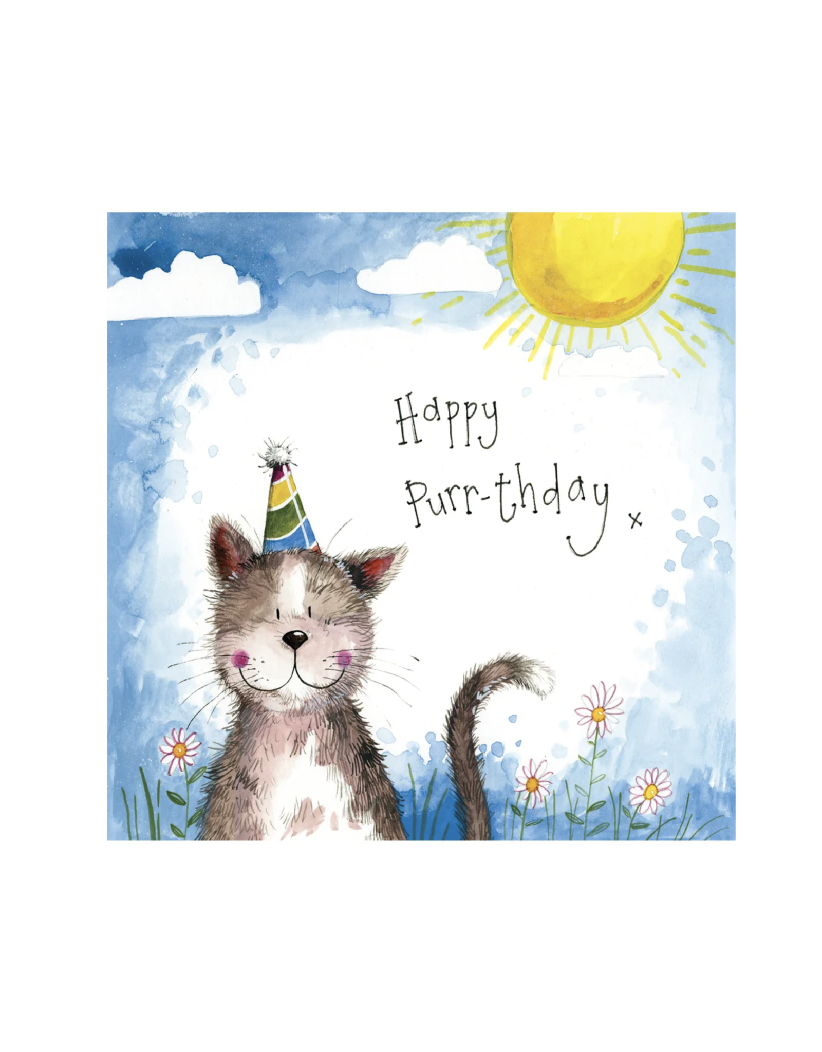 Alex Clark Art Sunshine Cat Birthday Card