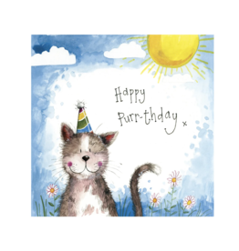 Alex Clark Art Sunshine Cat Birthday Card