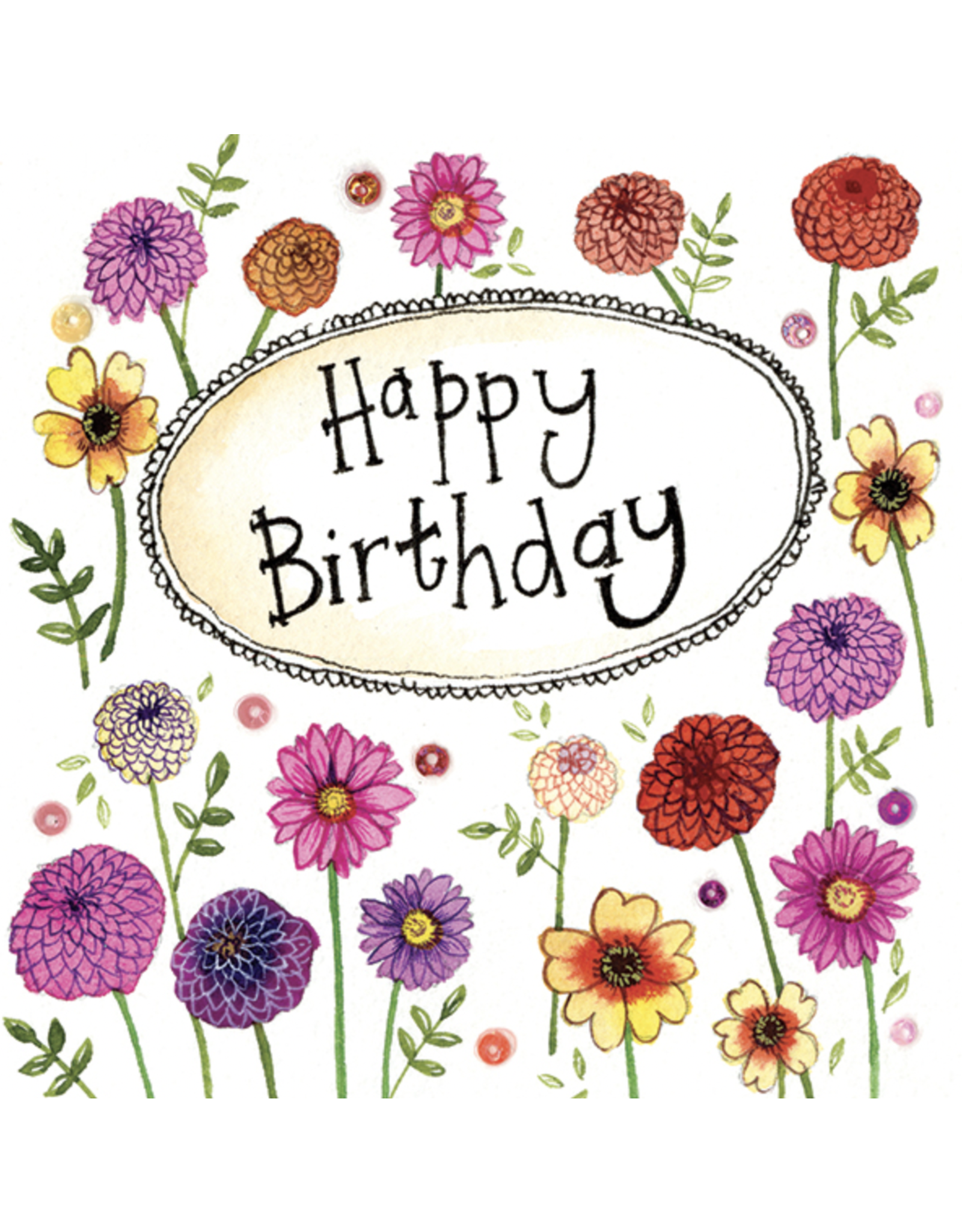 Alex Clark Art Flowers Birthday Card
