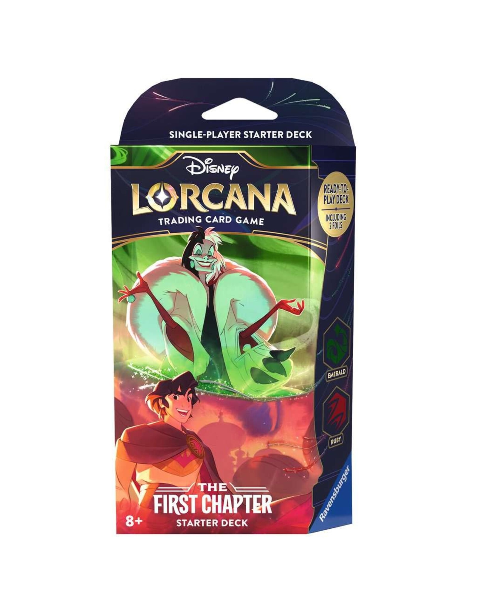 Ravensburger Disney Lorcana: The First Chapter: Starter Deck - Ruby & Emerald