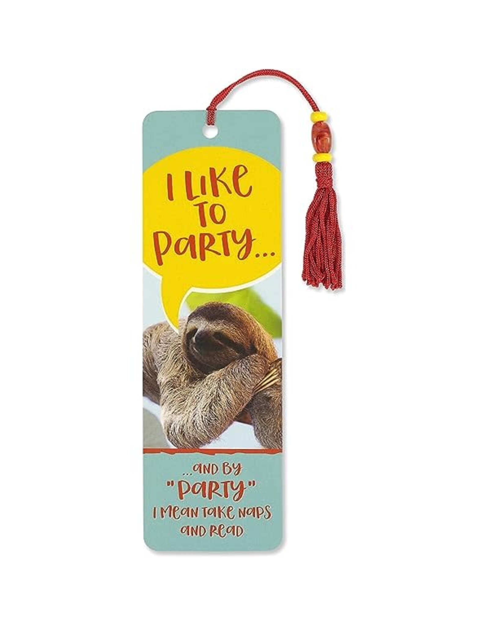 Peter Pauper Press I Like to Party Beaded Bookmark