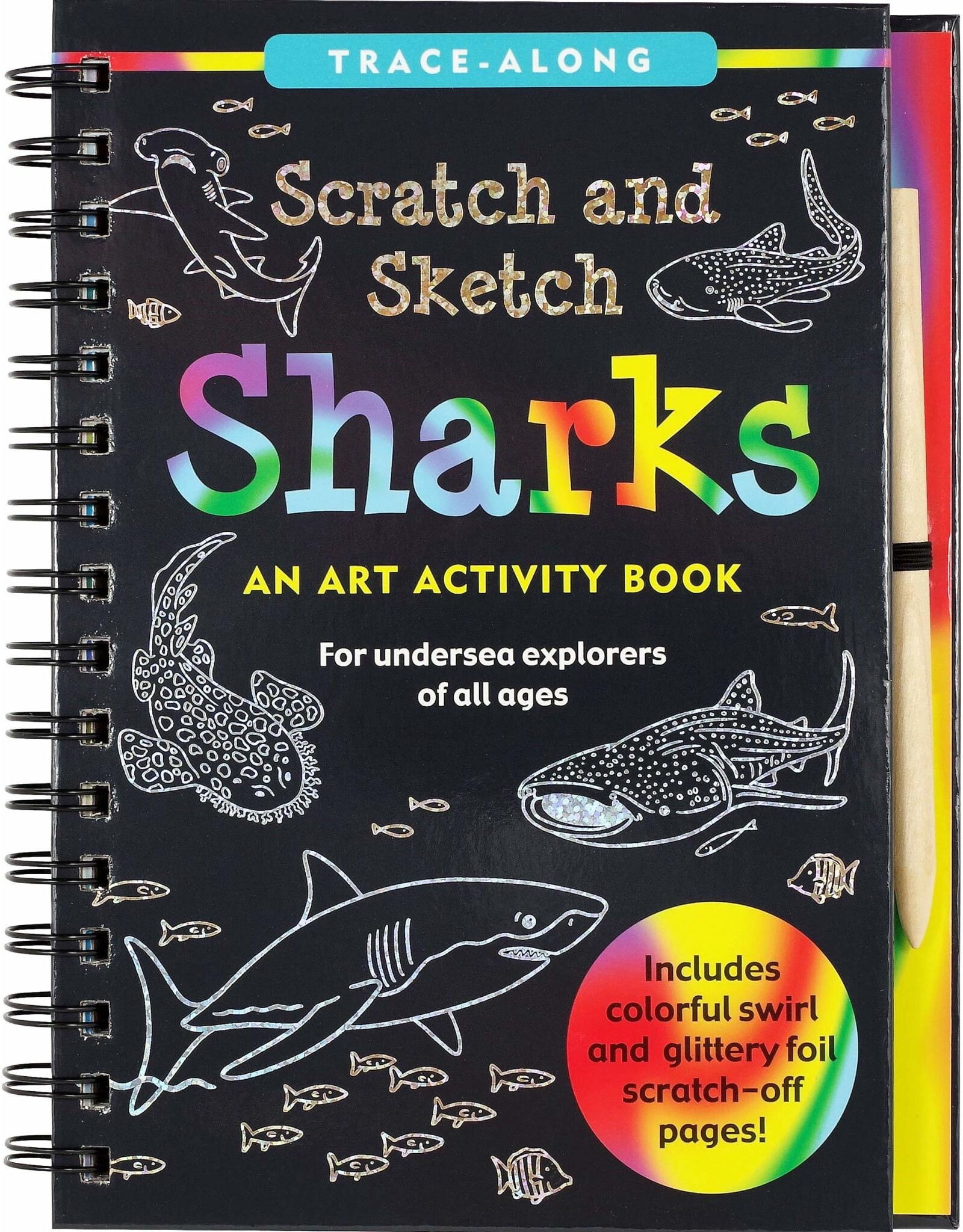 Peter Pauper Press Sharks Scratch and Sketch