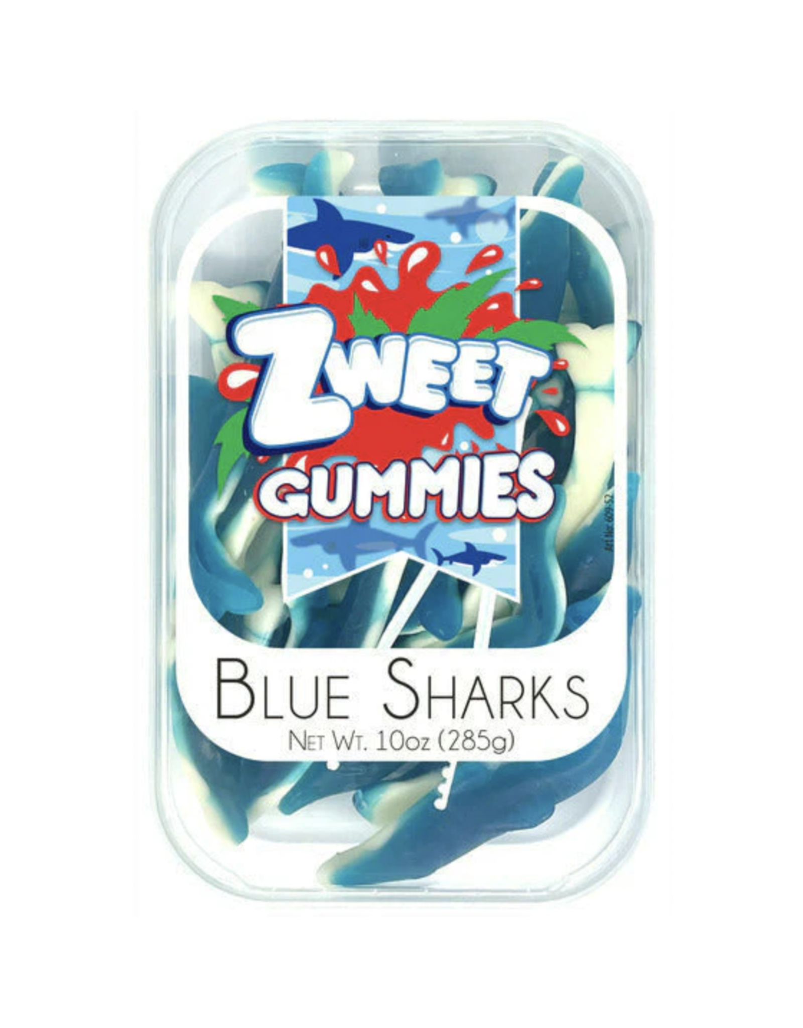 Zweet Gummy Blue Sharks Tray (Halal & Kosher Certified)