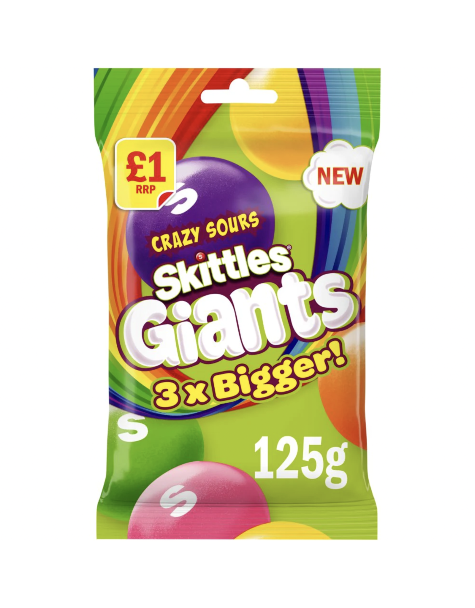 Skittles Crazy Sours Giants (British)