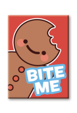 NMR Christmas Bite Me Flat Magnet