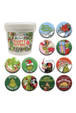 NMR Grinch Christmas Buttons Assorted