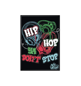 50 Yrs Hip Hop Ya Dont Stop Flat Magnet