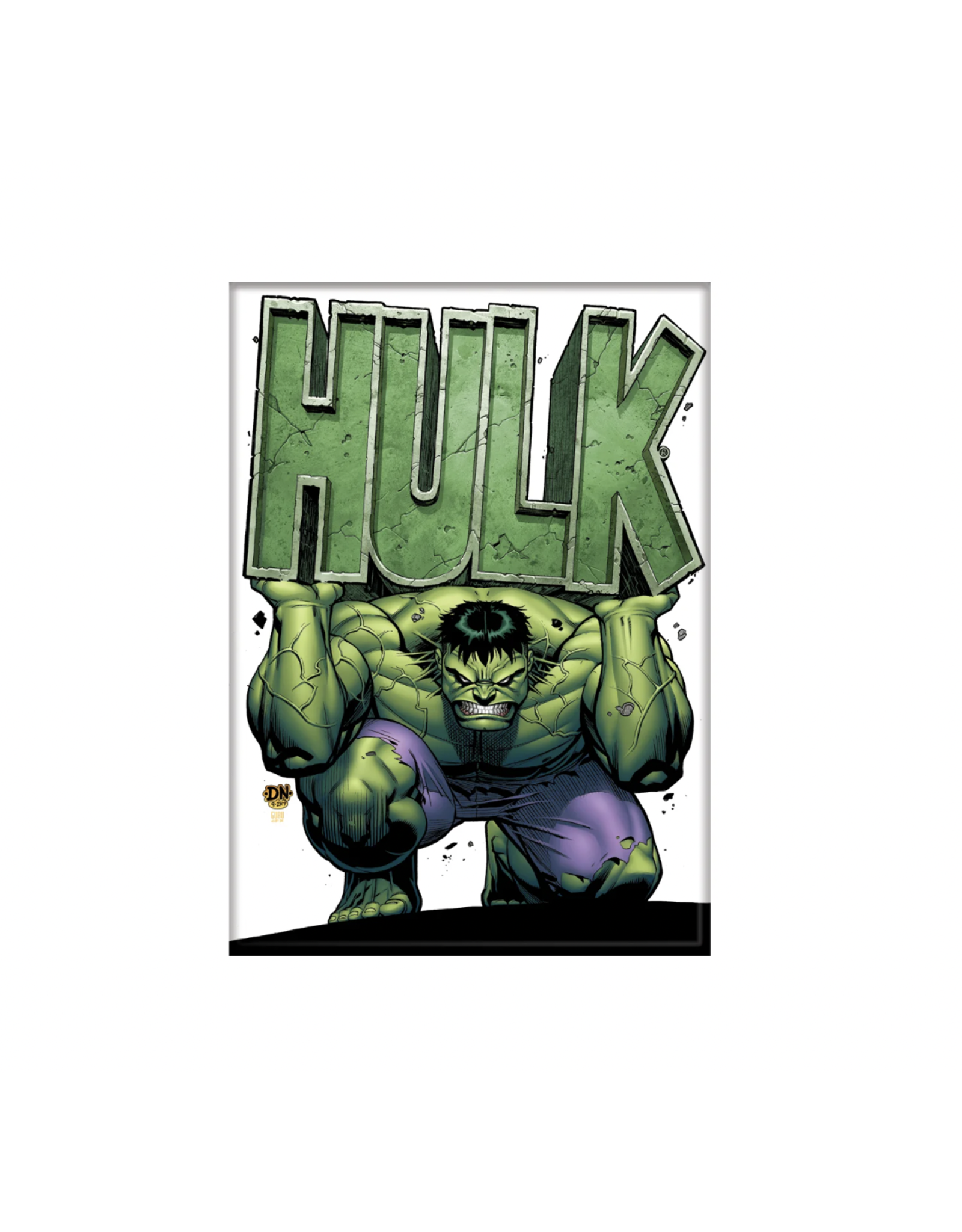 Hulk Holding Name Flat Magnet