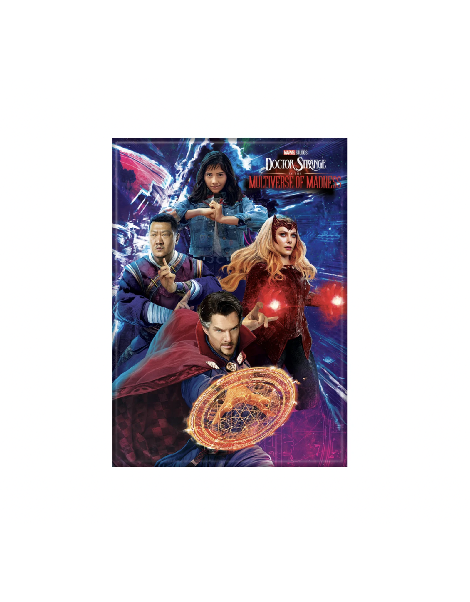 Doctor Strange Multiverse of Madness Poster Cast Flat Magnet