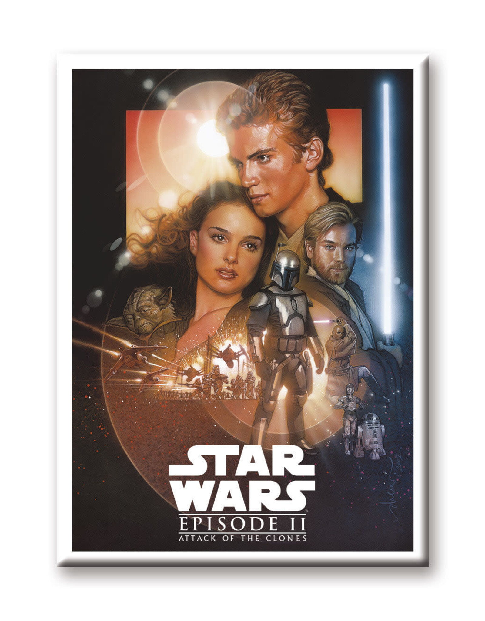 NMR Star Wars – Episode 2 Poster Flat Magnet