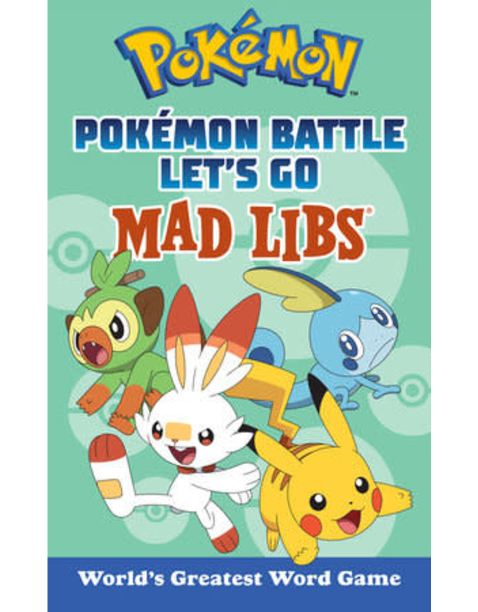Mad Libs Pokémon Battle Let's Go Mad Libs