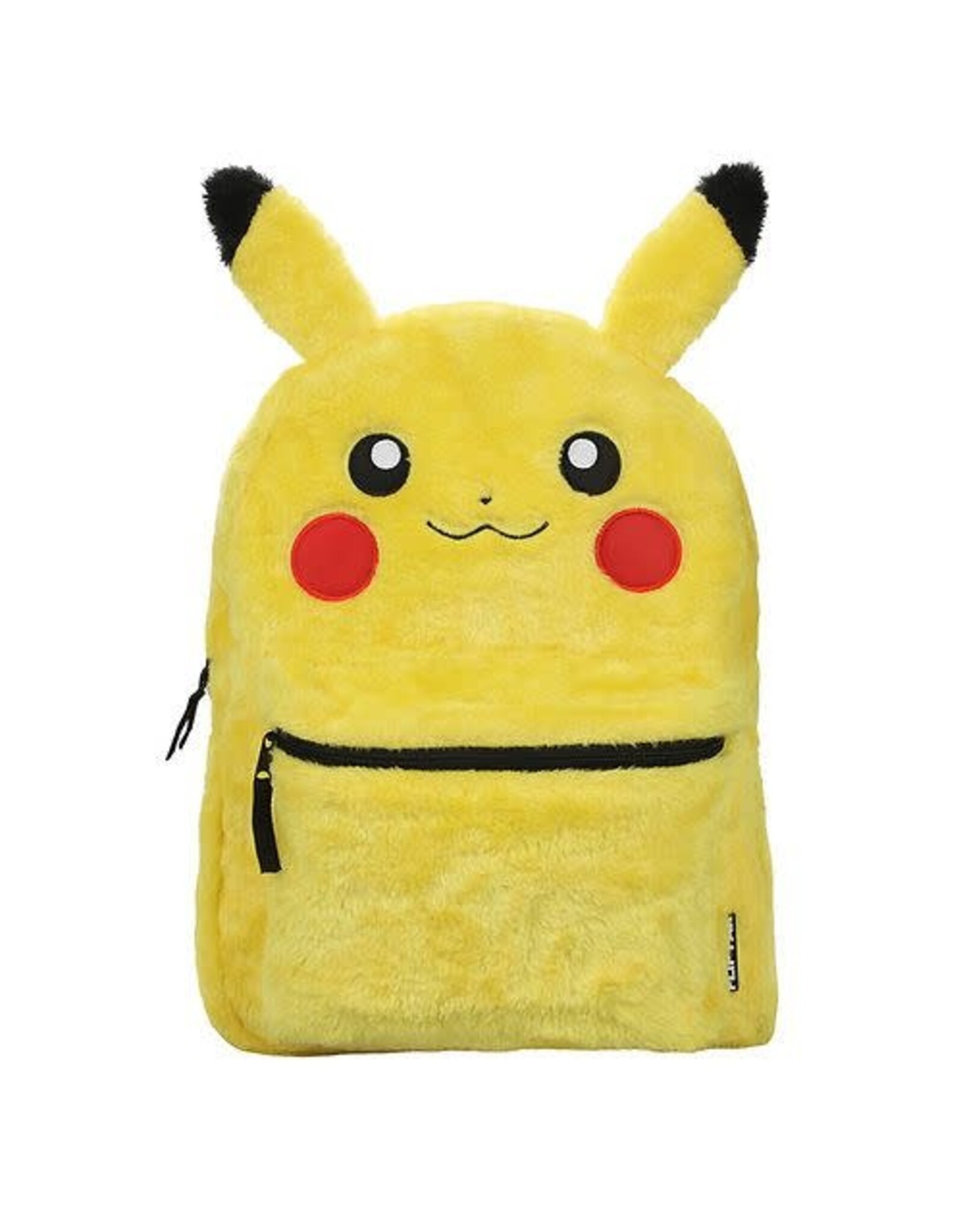 Bioworld Pokemon Pikachu Action Reversible 16" Plush Backpack with Ears