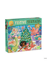 Peaceable Kingdom Holiday Festive Mermaids 100pc