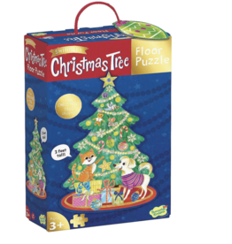 Peaceable Kingdom Christmas Tree 49pc Floor Puzzle