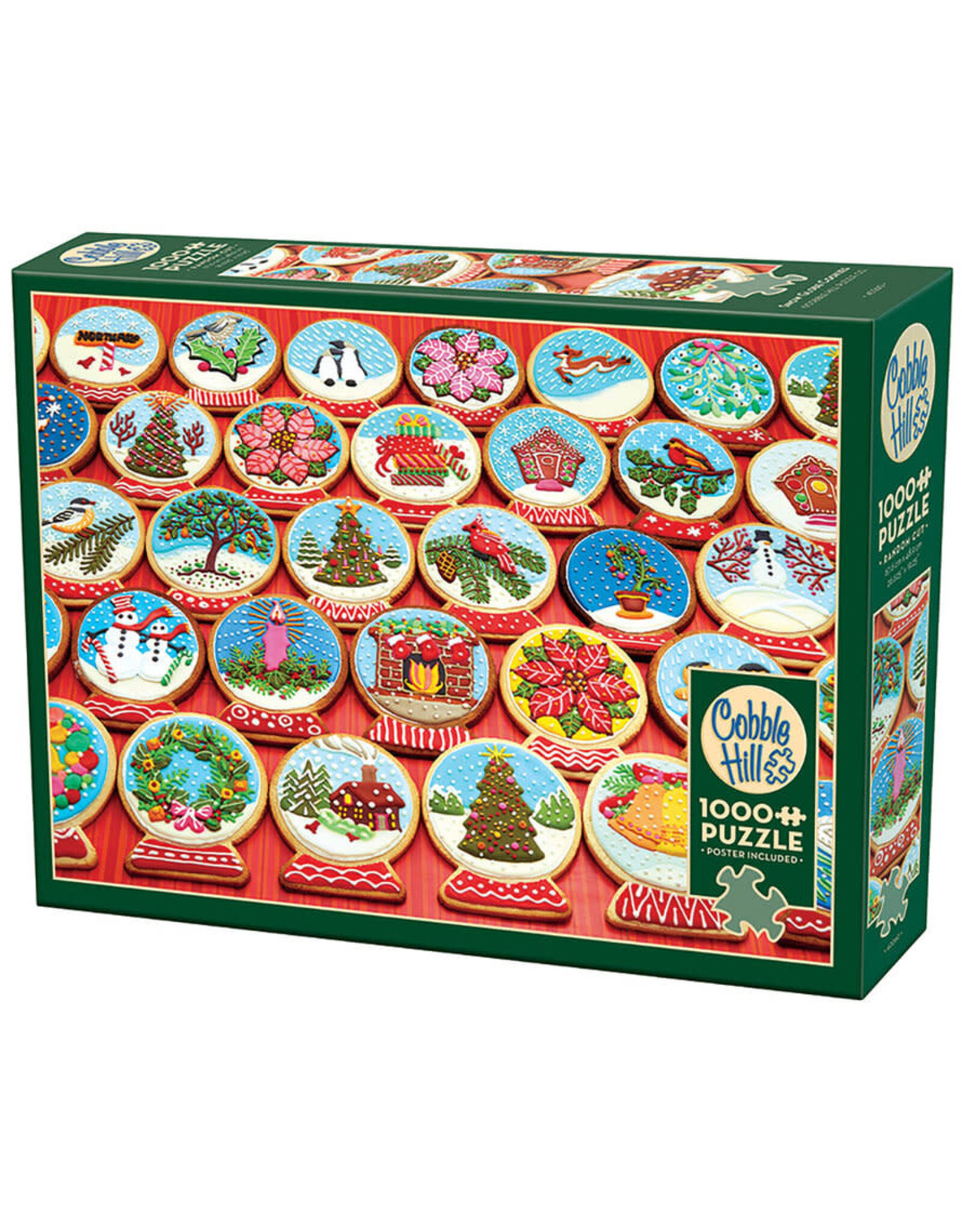 Cobble Hill Snow Globe Cookies 1000pc