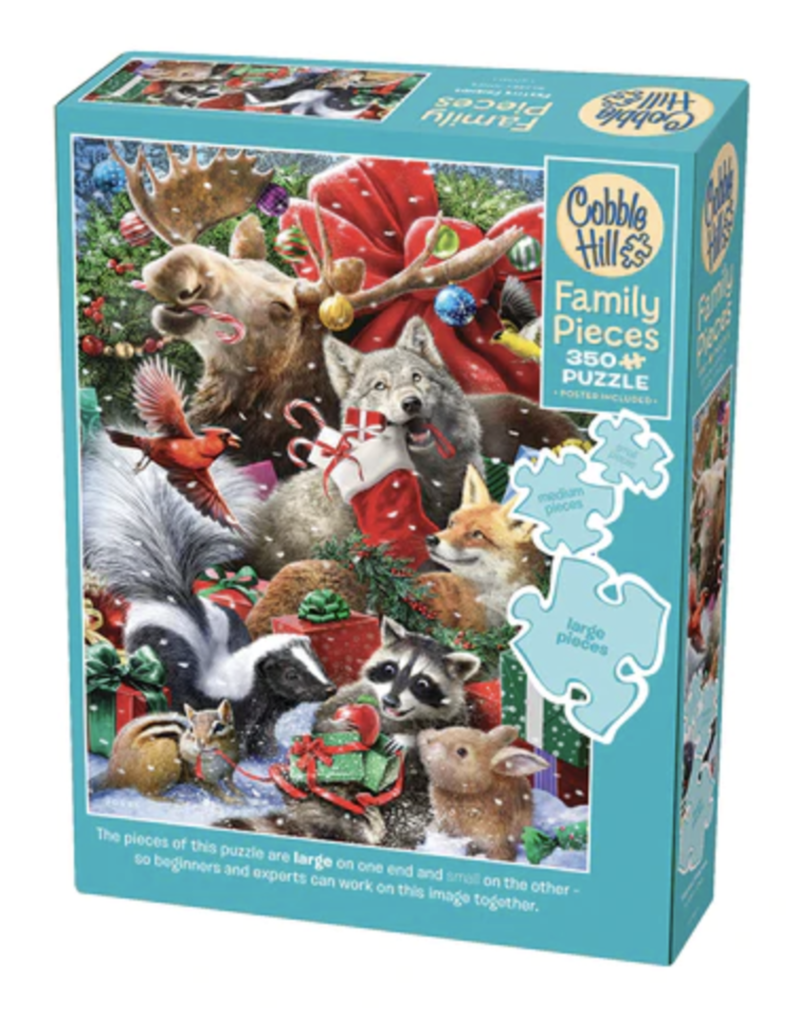 Cobble Hill Festive Friends 350pc Family Puzzle