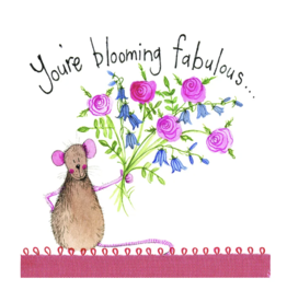Alex Clark Art You're Blooming Fabulous Card