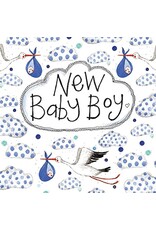 Alex Clark Art Stork Baby Boy Card