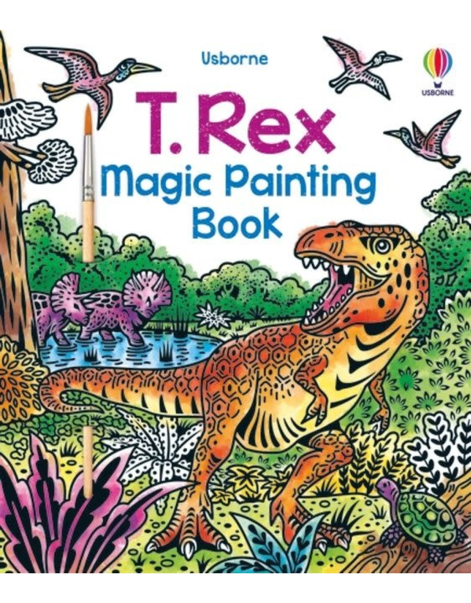 Usborne T. Rex Magic Painting Book