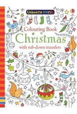 Usborne Colouring Book Christmas With Rub-Down Transfers