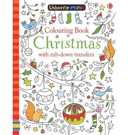 Usborne Colouring Book Christmas With Rub-Down Transfers