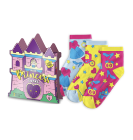 Main & Local Kids' 3 Pack Princess Socks