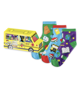 Main & Local Kids' 3 Pack Back to School Socks